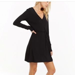 Z Supply Black Wrap Dress